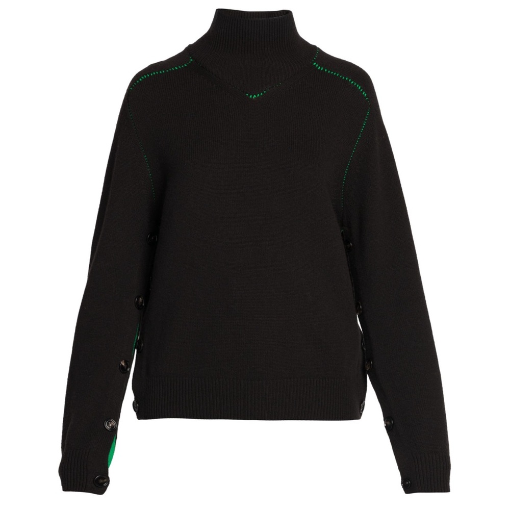 Bottega Veneta Women's Oversized Contrast Stitch Sweater - Fondant